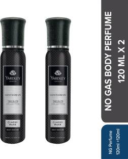 Yardley London Gentleman Classy Musk No Gas Body Perfume  -  240 ml
