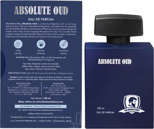 The Beard Story Absolute Oud Eau De Perfume for men, Long Lasting Fragrance Eau de Parfum  -  100 ml
