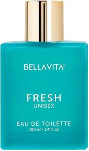 BELLAVITA Fresh Eau De Toilette Unisex Perfume with Bergamot, Orris Lavender & Ylang Ylang Perfume  -  100 ml