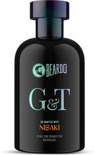 BEARDO G & T Perfume EDP INTENSE | CO-CRAFTED WITH NISAKI | Strong & Long Lasting Eau de Parfum  -  100 ml