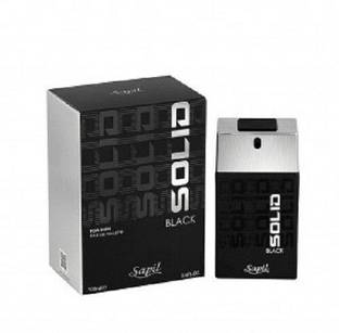Sapil SOLID BLACK PERFUME FOR MEN IMPORTED FROM UAE Eau de Parfum  -  100 ml