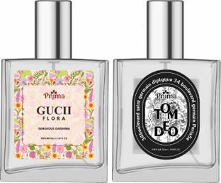 Pnima Gucii Flora Gorgeous Gardenia & Tom Deo Luxury Perfyum 50Ml Pack 2 Perfume  -  100 ml