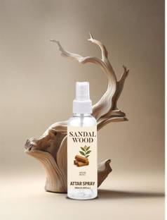 Veena Attar Spray Perfume, for Home Temple and Personal use (Sandalwood) Perfume  -  100 ml