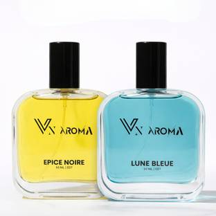 VN AROMA Combo Pack of 2 | Epie Noire - Lune Bleue | Long Lasting |Premium Luxury Perfume Eau de Toilette  -  100 ml