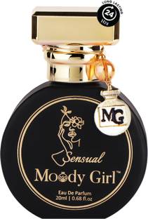 Moody Girl Sensual Mood Enhancing Luxury Perfume Aromatic Rum, Tonka Beans Fragrance Eau de Parfum  -  20 ml