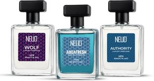 NEUD Luxury Perfumes for Men Trio Pack 3x50ml Long Lasting EDP Gift Pack For Him Eau de Parfum  -  150 ml