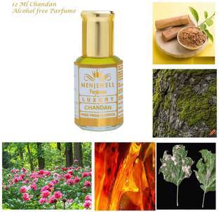 Menjewell Chandan Alcohol Free Perfume  -  12 ml