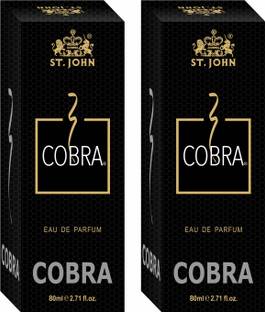 ST-JOHN Cobra Long Lasting Perfume |80 ML x 2 | For Men & Women (Pack Of 2) Eau de Parfum  -  160 ml