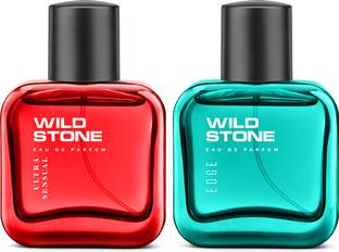 Wild Stone Edge & Ultra Sensual Long Lasting Perfume for Men | 100ml each, Pack of 2 | Eau de Parfum  -  200 ml