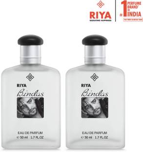 RIYA Bindas Perfume | Woody Fresh Long Lasting Fragrance | Pack of 2 Eau de Parfum  -  100 ml
