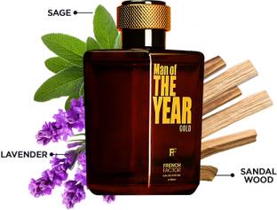 French Factor Man of The Year Gold Perfume 100ml |Long Lasting Perfume for Men |Aromatic Spicy Eau de Parfum  -  100 ml