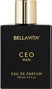 BELLAVITA CEO MAN Eau De Parfum,Long Lasting Notes of Tonka,Agarwood & Ambergris Perfume  -  100 ml