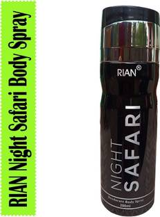 RIAN Night Safari Body Spray (Pack of 1) Perfume  -  200 ml
