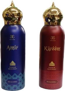 AROCHEM AMIR 200ML AND KAREEM 200ML DEODRANT COMBO Eau de Parfum  -  400 ml