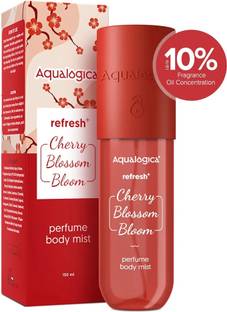 Aqualogica Refresh + Cherry Blossom Bloom Perfume Body Mist with Zemea and Hyaluronic Acid Eau de Parfum  -  150 ml