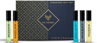 VN AROMA Perfume Gift Set Pack of 5- Premium Perfume Scent With Long Lasting Eau de Parfum  -  50 ml