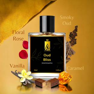 Ali perfumes Oud Bliss Best Sweet Smoky Caramel Long Lasting Oud Perfume For Men and Women Extrait De Parfum  -  50 ml