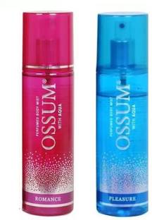 OSSUM ROMANCE BODY PERFUME MIST 115 ML + PLEASURE BODY PERFUME MIST 115 ML Perfume Perfume  -  230 ml