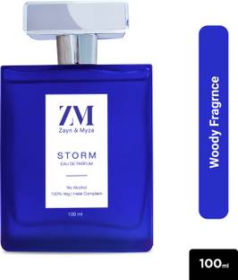 ZM Zayn & Myza Storm Perfume for Men | Premium Long Lasting | No Alcohol (EDP) Eau de Parfum  -  100 ml