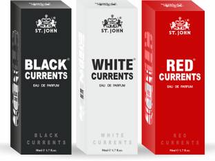ST-JOHN Perfume Black Currant, Red Current, and White Currentb(50 ML each Pack of 3) Eau de Parfum  -  150 ml