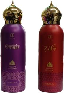 AROCHEM ZAFIR 200ML AND OMAAR 200ML DEODRANT COMBO Eau de Parfum  -  400 ml