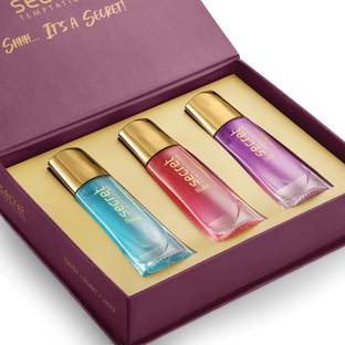 Secret Temptation Fragrance Gift Set With Ruby, Daisy, & Jazz (30ml each) Long Lasting Eau de Parfum  -  90 ml