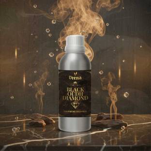 Veena Unisex Attar Perfume, Black Oudh Diamond Long Lasting Perfume Perfume  -  100 ml