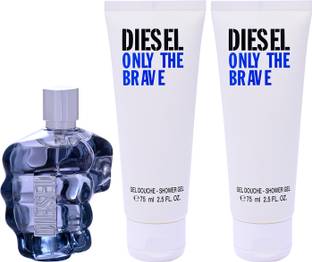 DIESEL Only the Brave Gift Set (Eau de Toilette 125ml + 2 x Shower Gel 75ml)