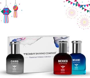 BOMBAY SHAVING COMPANY Premium Perfume Gift Set 3 X 30 ml | Long Lasting Fragrance Eau de Parfum  -  90 ml