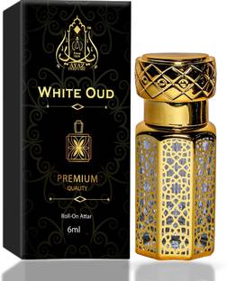 Ayaz WHITE OUD M Attar| Strong Masculine Non-Alcoholic Roll-On Long Lasting Attar OUD Eau de Parfum  -  6 ml