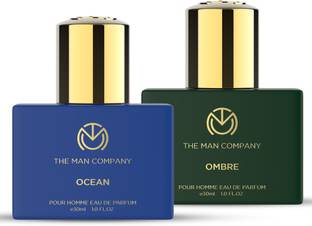 THE MAN COMPANY Ocean & Ombre Perfume Combo | Refreshing & Warm Fragrance Eau de Parfum  -  60 ml