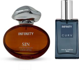 INFINITY Sin 50ml & Curv 25ml Long Lasting Perfume Eau de Parfum  -  75 ml