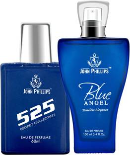 John Phillips 525 & BLUE ANGEL | Long Lasting 525 & BLUE ANGEL | Long Lasting | Combo Eau de Parfum  -  160 ml