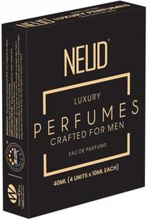 न्यूड Luxury Perfume Gift Set for Men, Long Lasting Fragrance, 4x10ml Eau de Parfum  -  40 ml