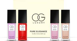 OG BEAUTY LUXURY Pure Elegance Perfume Pack of 4 | Pure Delight | Long Lasting Fragrance Eau de Parfum  -  60 ml