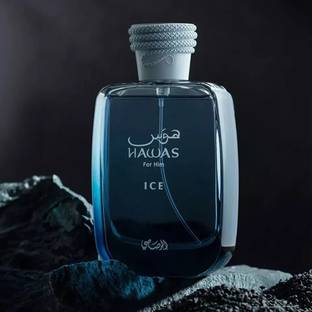 RASASI Hawas Ice | Refreshing Men's Perfume | Cool & Invigorating Fragrance Eau de Parfum  -  100 ml