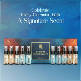 Adilqadri Perfume Discovery Set - 10x5ml | Long Lasting Parfum | Pocket-Friendly Eau de Parfum  -  50 ml