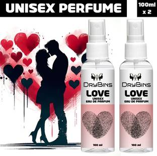 DRYBINS LOVE Unisex Gift Pack Combo Citrus & Woody Notes |Long Lasting| Deodorant Spray  -  For Men & Women