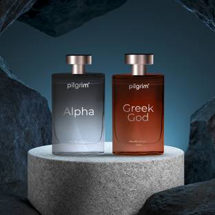 Pilgrim Alpha & Greek God Premium Perfume with Long-Lasting Fragrance EDP Combo for Men Eau de Parfum  -  200 ml