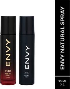 Envy Bold & Black Natural Spray Perfume EDP|Premium & Long Lasting| Eau de Parfum  -  60 ml