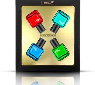 Wild Stone Edge, Forest Spice, Hydra Energy & Ultra Sensual Perfume Combo pack of 4 ( 30 ml each) Eau de Parfum  -  120 ml