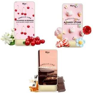 Blur India Solid Perfume | Dipped In Berries, Warm Hug and Candy Store Fragrance Perfume  -  30 ml