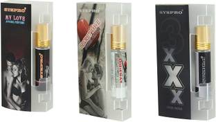 Syspro Combo Of My love, Secret Love and XXX Roll on Sweet Fragrance Attar Men,Women | Perfume  -  8 ml