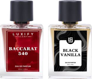 Luxify Scent Baccarat 540 & Black Vanilla Perfume | Long-Lasting | Luxury Gift Pack | Eau de Parfum  -  100 ml