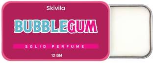 skivila Bubblegum Solid Perfume | Date Ready Pocket Size Body Fragrance 12 gm Eau de Cologne  -  12 ml