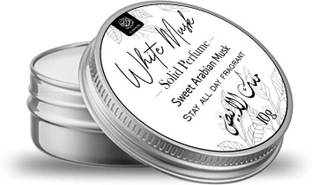 Almasnoon white musk solid perfum 10g / arabian musk / can use as natural deodrant Perfume  -  10 ml
