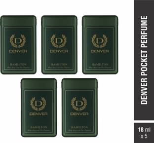 डेनवर Hamilton Pocket Perfume Combo Set Of 5 X 18 ml Perfume  -  90 ml