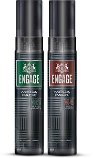 Engage M3 + M4 Perfume Spray Mega Pack Combo for Men 160ml x2 Perfume  -  320 ml