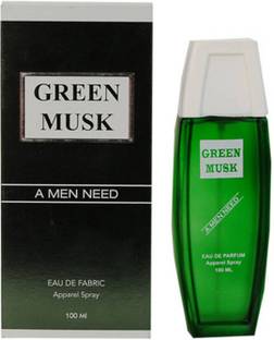 RAMCO Green Musk Fabric Apparel Spray Eau de Cologne  -  100 ml