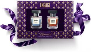 Engage Gift Set Moments Perfume, Long Lasting Fragrance, Wedding Hamper by ITC (50mlx2) Eau de Parfum  -  100 ml
